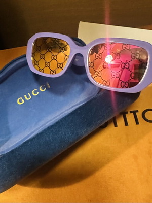 Gucci sunglasses pink-lilac like new