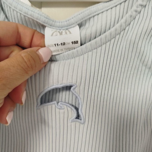Zara Blue Tank Top for Girls 11-12 Years Like New