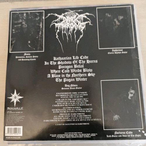Darkthrone A Blaze In The Northern Sky βινύλιο LP σαν καινούργιο