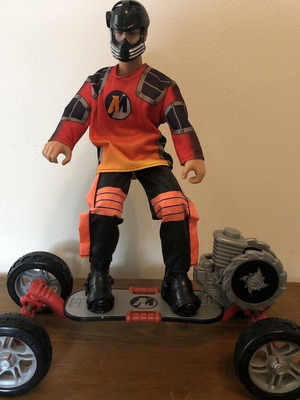 Action Man figure used, vintage collectible toy