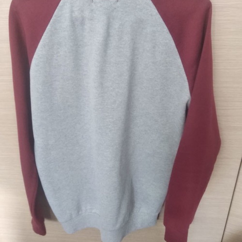 Sam 0-13 sweatshirt used for 14-year-old boy gray-bordeaux