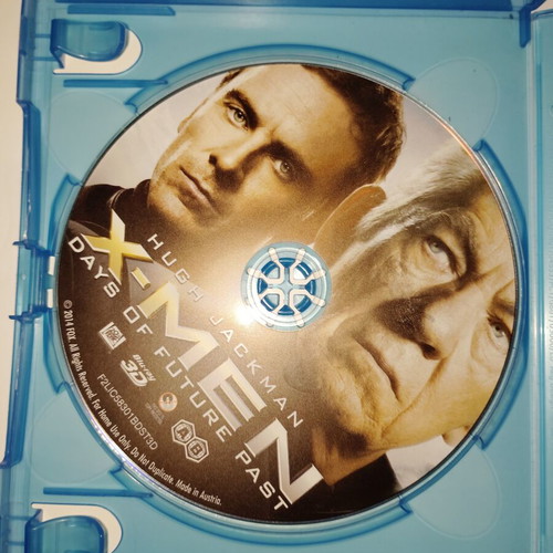 X-Men: Days of Future Past Blu-ray 3D used with subtitles