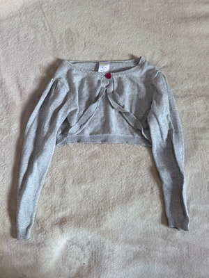 Girls gray cardigan Friends like new for 5 years 110 cm