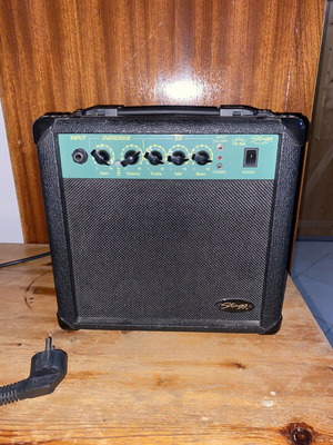 Stagg guitar amplifier like new, 16 watt with cable