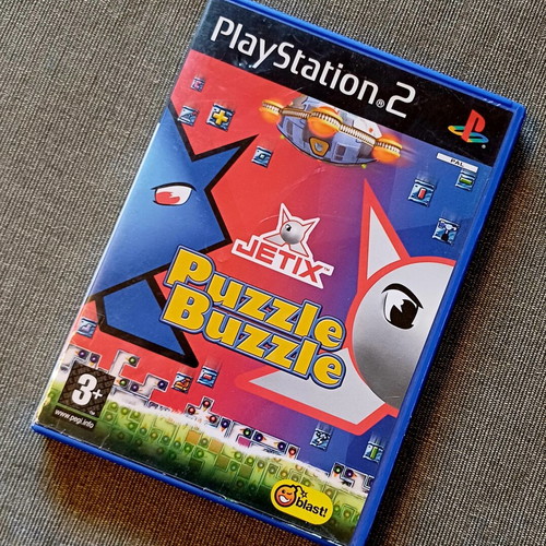 Jetix Puzzle Buzzle PS2 game used, Greek edition