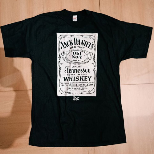 Jack Daniel's fashion t-shirt new, 100% cotton, size L, black