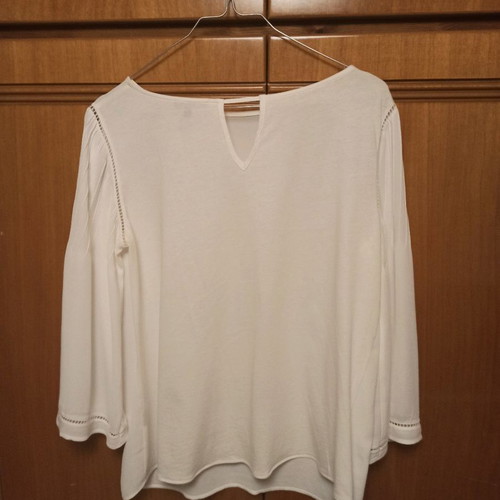 Massimo Dutti blouse used, size S, white with details
