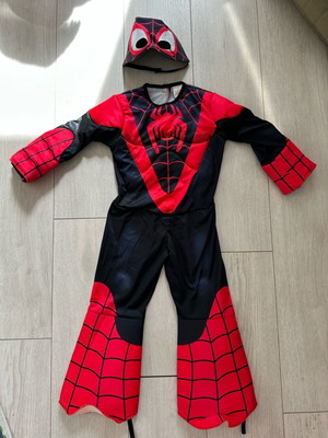 Στολή Miles Morales Marvel σαν καινούργια, παιδικό μέγεθος 3-4 ετών