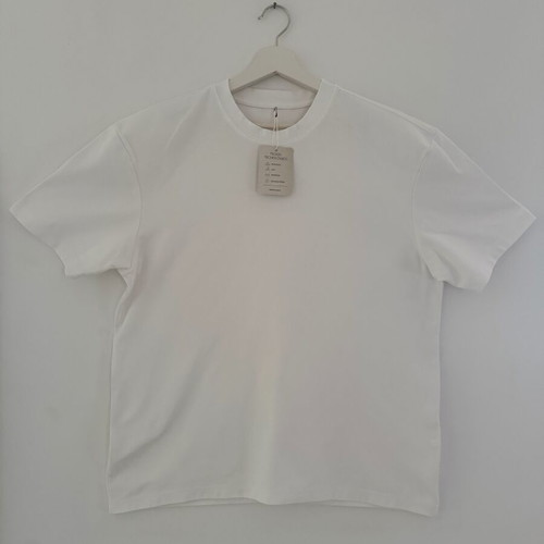 Μπλούζα T-shirt 100% βαμβάκι regular fit λευκό μέγεθος Large καινούργιο