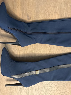 Μπότες Guy Laroche no.39 μεταχειρισμένες, μπλε