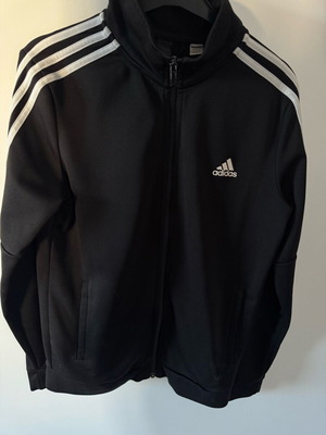 Adidas jacket size M like new, black and white