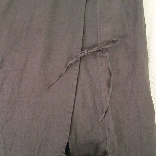 Max & Co skirt like new, A-line, 100% linen, brown, size L