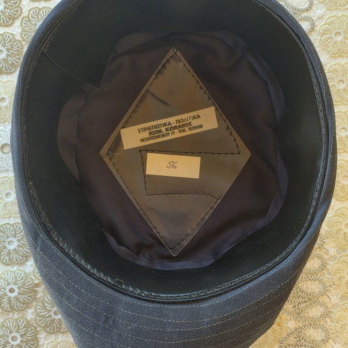 Women's summer police cap, size 56