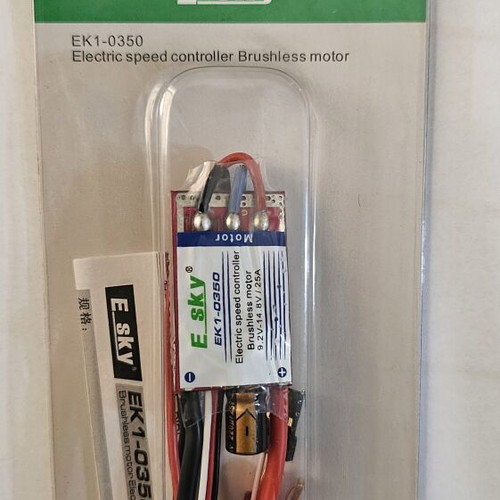E-Sky EK1-0350 Brushless ESC 25A electronic speed controller like new