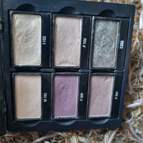Lancôme Ombre Hypnôse eyeshadow palette 6 shades used