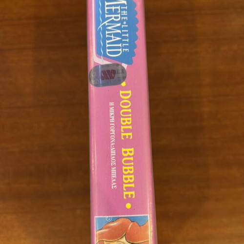 The Little Mermaid Double Bubble VHS used
