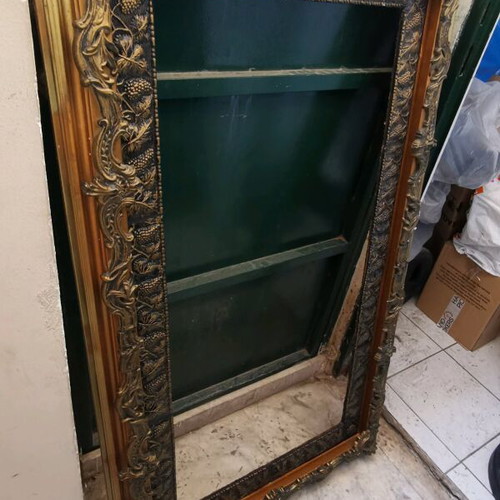 Antique frame used, large size from old mansion
