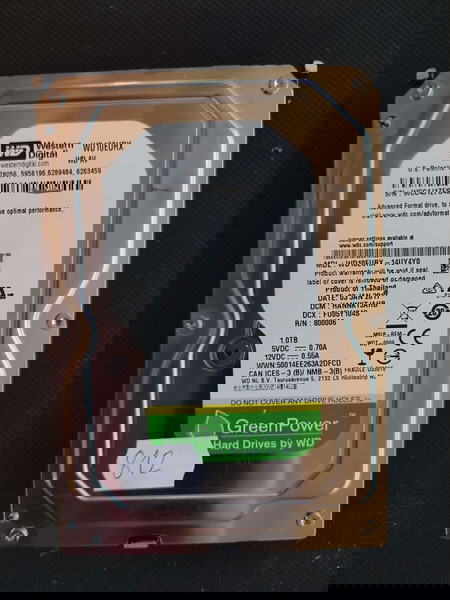 1TB WD HDD 3.5"