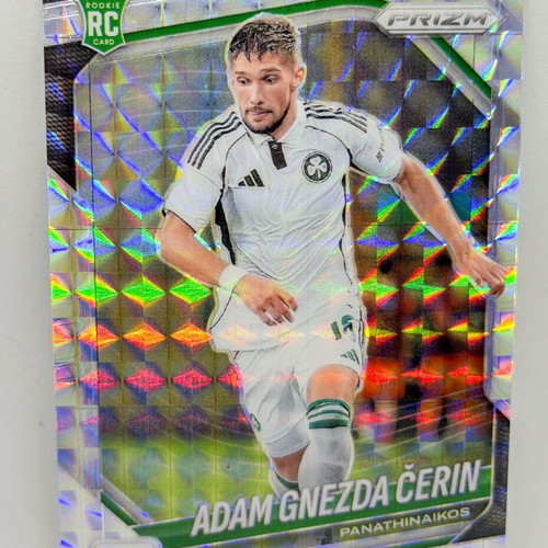 Panini FIFA Prizm 2025/26 Adam Gnezda Cerin Mosaic Prizm Parallel RC new