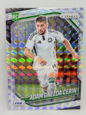 Panini FIFA Prizm 2025/26 Adam Gnezda Cerin Mosaic Prizm Parallel RC new