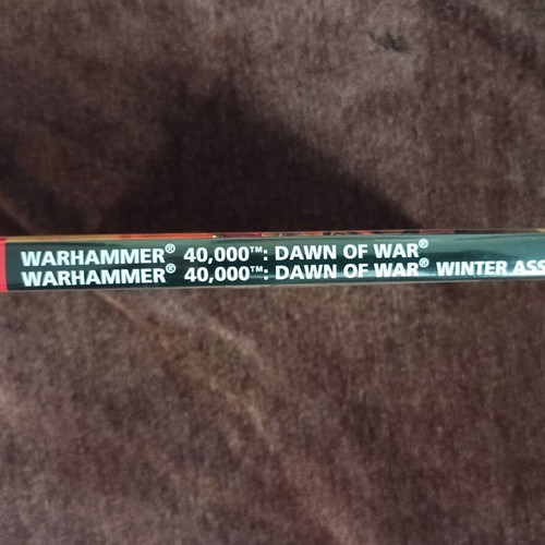 Warhammer 40K Dawn of War Winter Assault PC DVD double pack like new