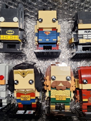 Lego Brick Headz DC used assembled set without instructions