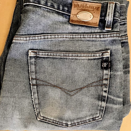Vintage Belfe & Belfe men's jeans made in Italy, used