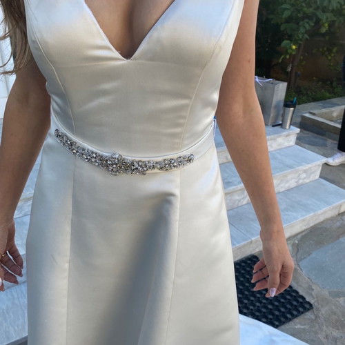 Wedding dress used in ivory color, size S/36/8