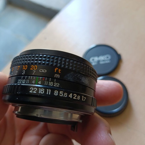 CIMKO MT Series 1:1.7f-50mm Lens new condition