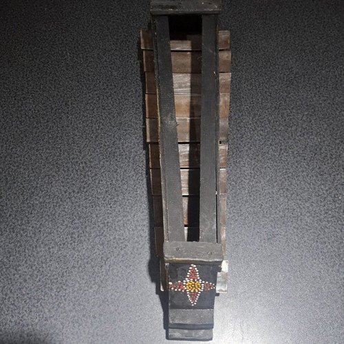 Handmade Ethnic Gamelan Saron Metallophone from Bali, Indonesia, 39cm