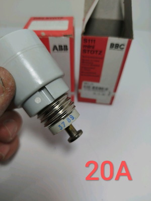 Mini STOTZ ABB S111 20A automatic circuit breaker pack of 2 new