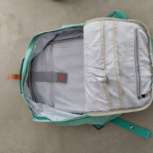 Classic Diamond turquoise backpack like new with laptop compartment