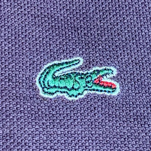 Vintage Chemise Lacoste Brown Polo Shirt Men's M Made in France like new