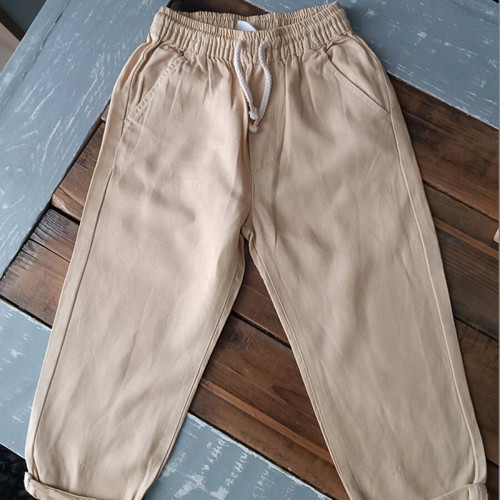Zara linen blend chinos like new, size 98 cm