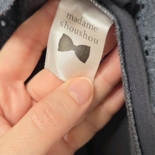 Madame Shoushou dress like new, black and gray, size S