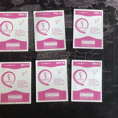 Mundial 2022 sticker set 6 like new