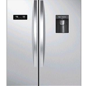 Ψυγείο Ντουλάπα Delonghi DSBSDX19G Ψυγείο-καταψύκτης αμερικανικού τύπου με διανομέα νερού