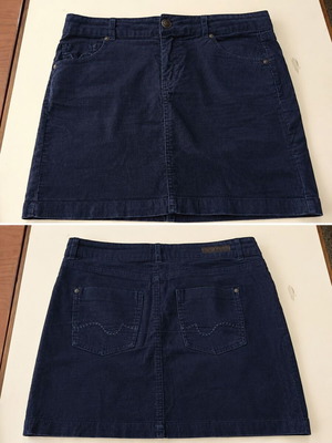 Teen skirt blue used, size 12-13 years
