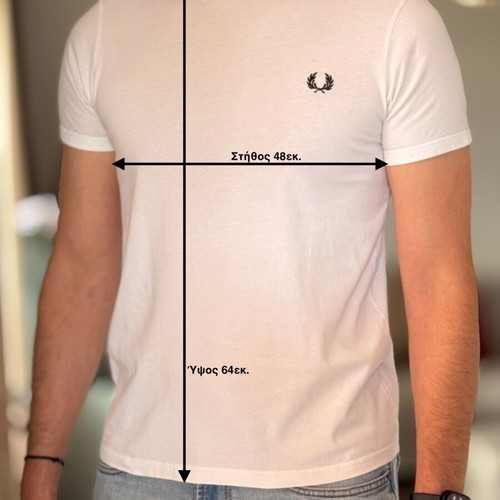 Fred Perry Ringer T Shirt white Small like new