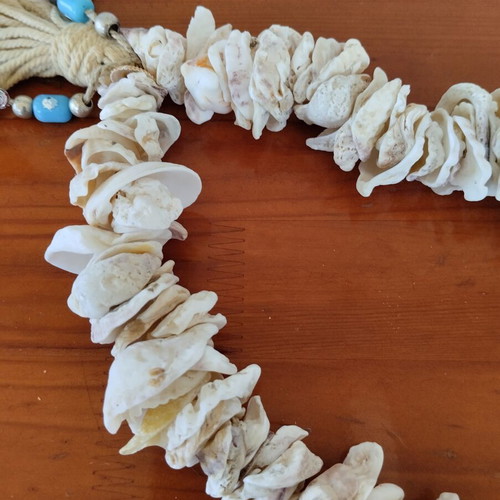Worry beads made of natural shells handmade