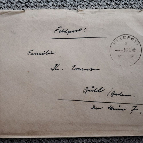 Germany Reich Feldpost 2 Envelopes and Card 1942 like new