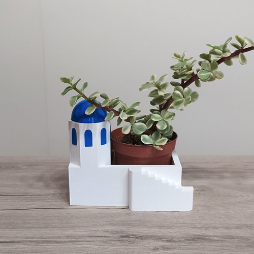 Aegean Chapel 3D Printed Planter New