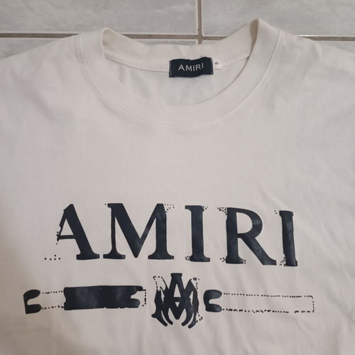 Amiri short-sleeve shirt white, size S like new
