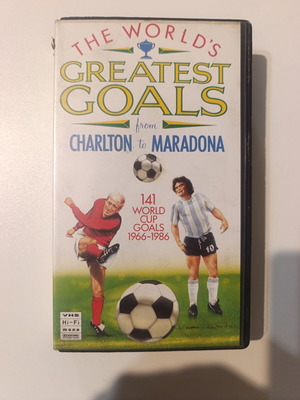 The World's Greatest Goals VHS like new, Virgin Video 1987