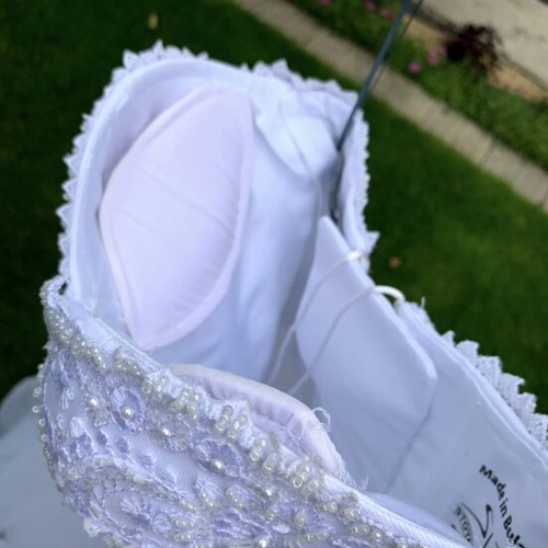 Wedding dress, size M, corset, fits size S