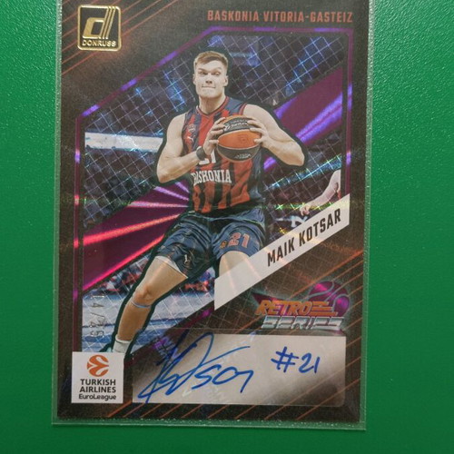 Kotsar Retro Series Auto Purple card like new