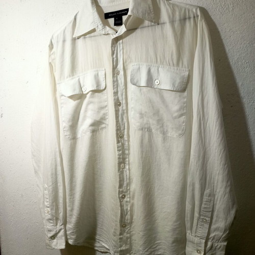 Vintage Ralph Lauren white shirt size S, like new, 100% cotton