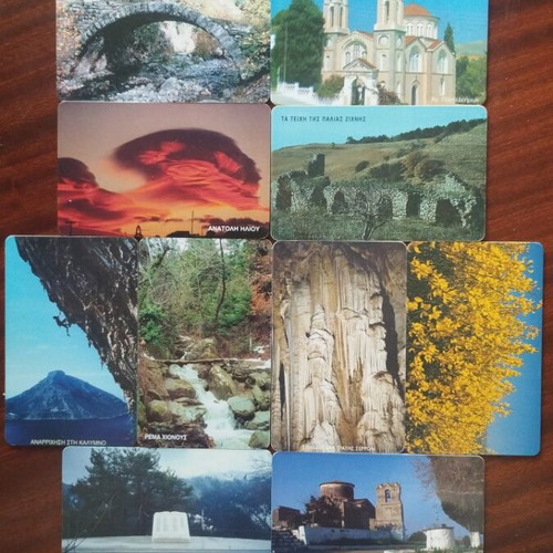 Greek Telecards pack of 34, like new, year 2002
