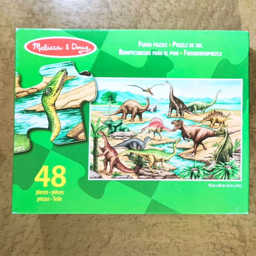 Melissa & Doug Dinosaurs Floor Puzzle 48 pieces used