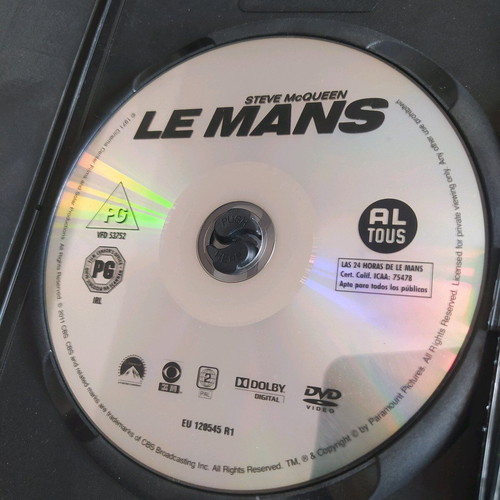 DVD Le Mans (1971) Steve Mcqueen English Edition, used